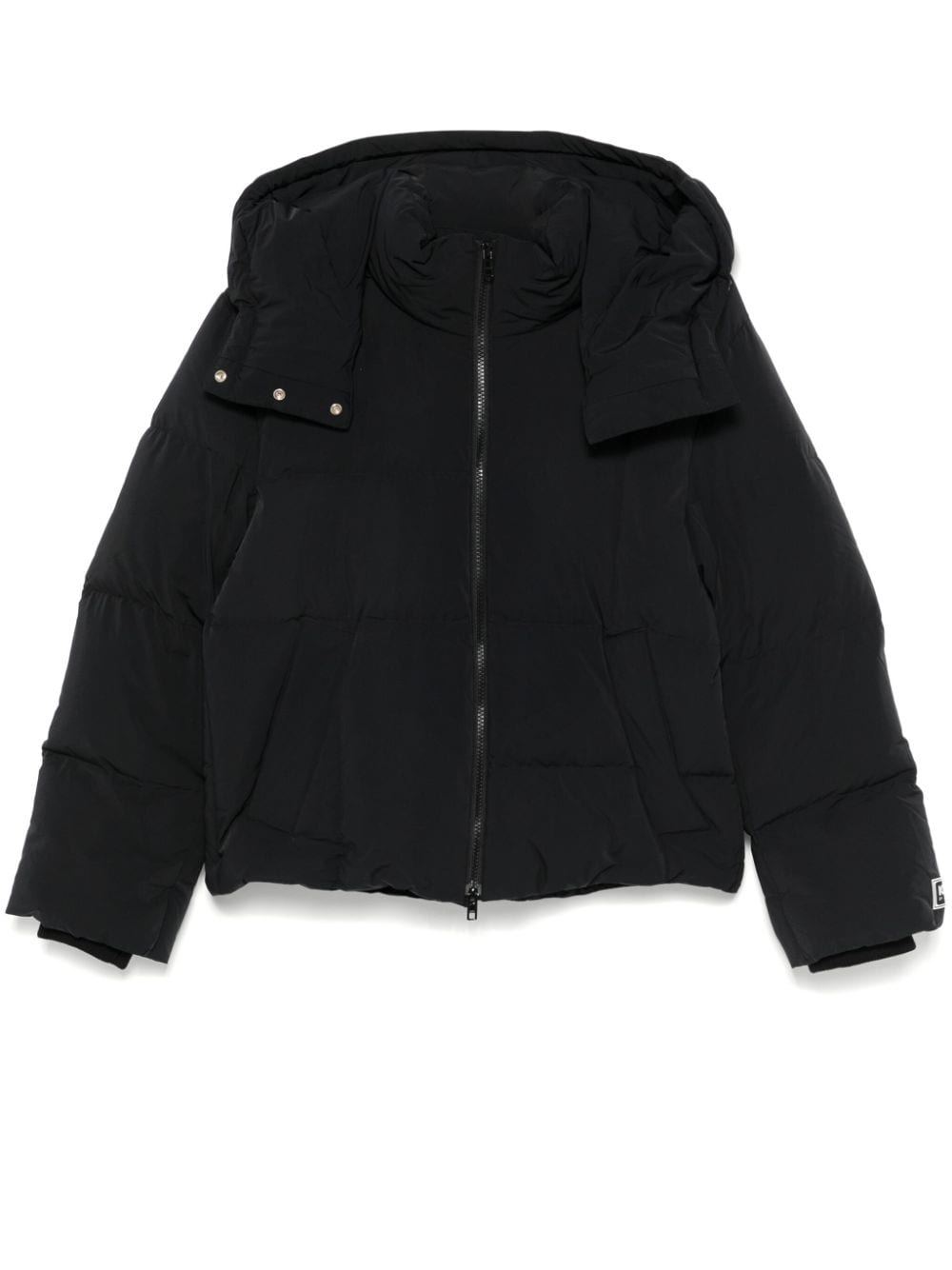 Kenzo Black Down-Filled Quilted Coat image 0