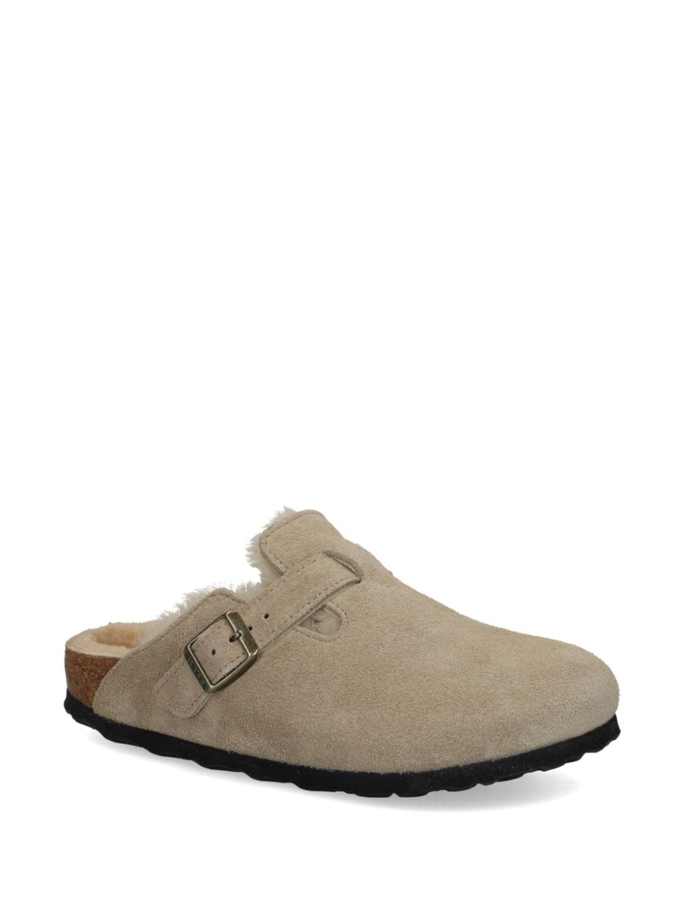 Birkenstock Arizona Shearling Sandals - Taupe image 2