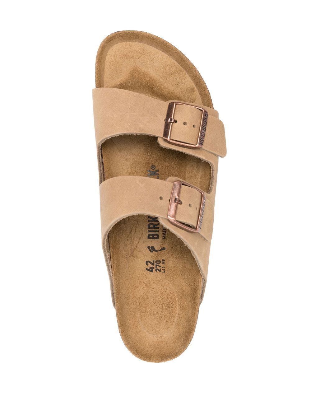 Birkenstock Brown Leather Sandals image 3