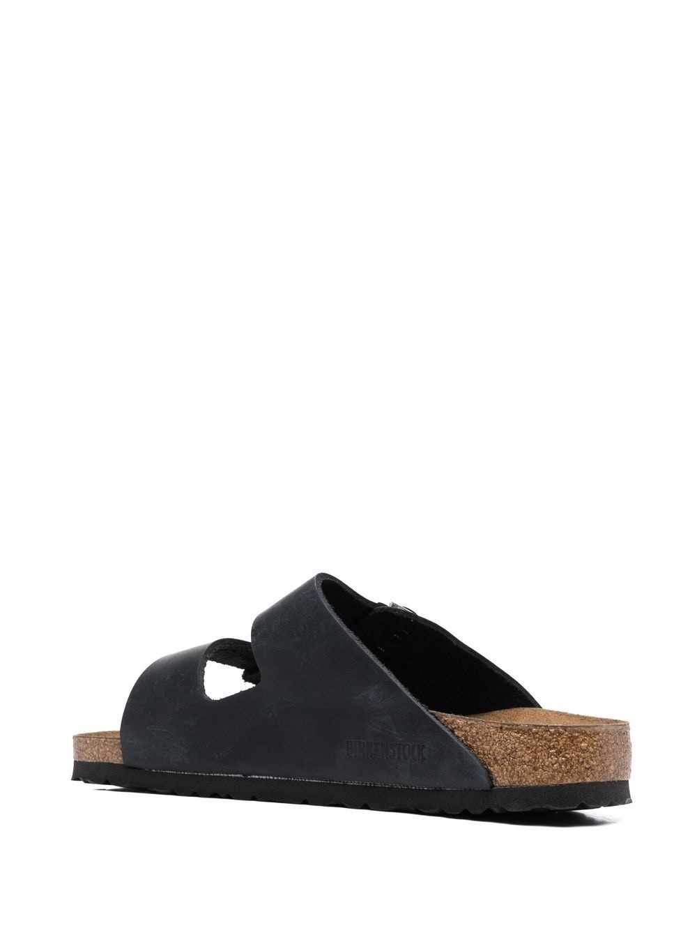 Birkenstock Black Leather Open Toe Sandals image 1