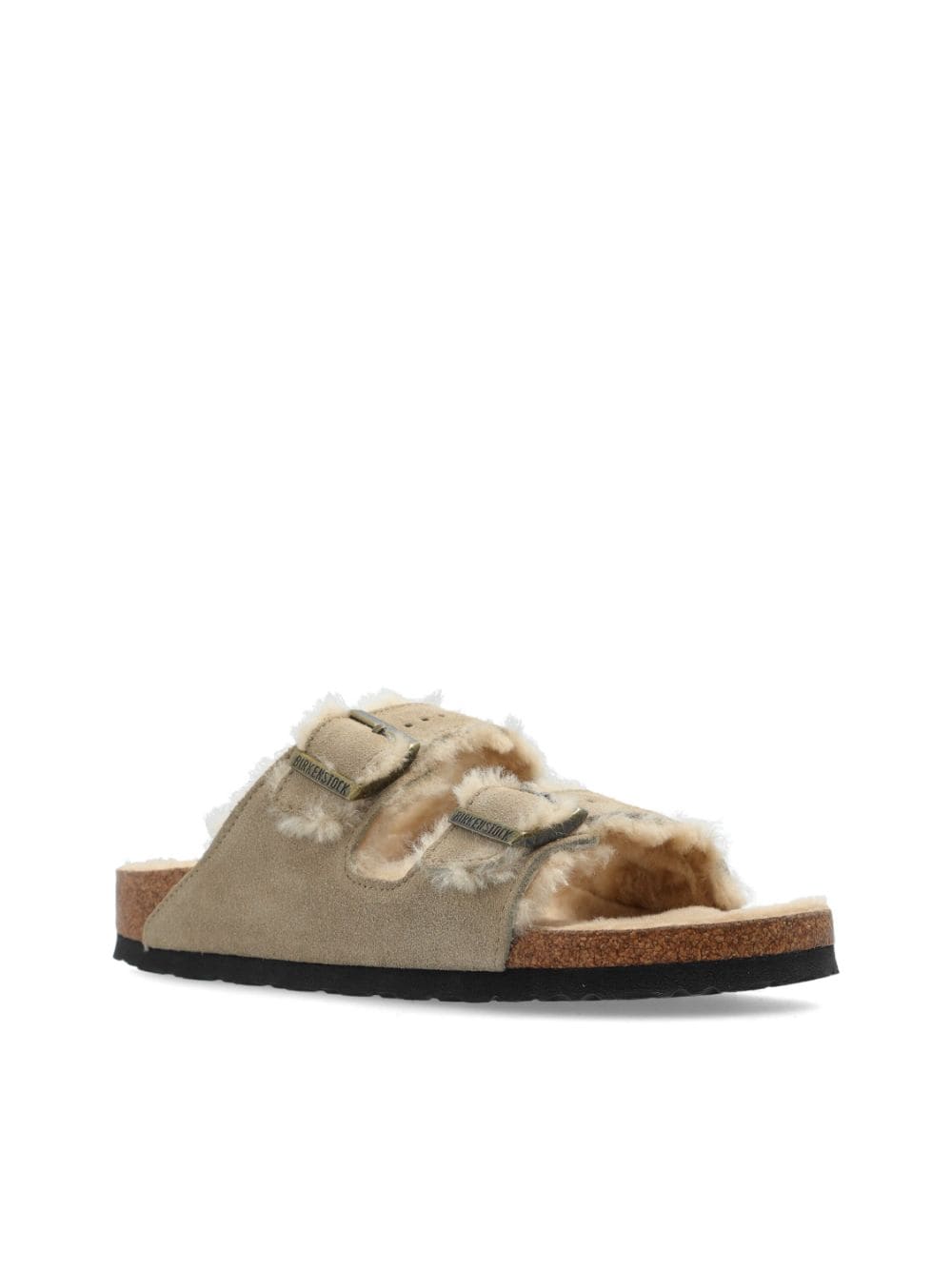 Birkenstock Arizona Shearling Sandals - Dove Grey image 2