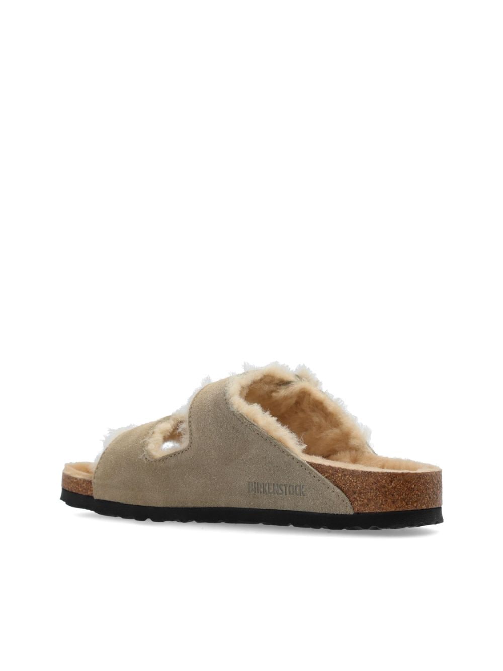 Birkenstock Arizona Shearling Sandals - Dove Grey image 3