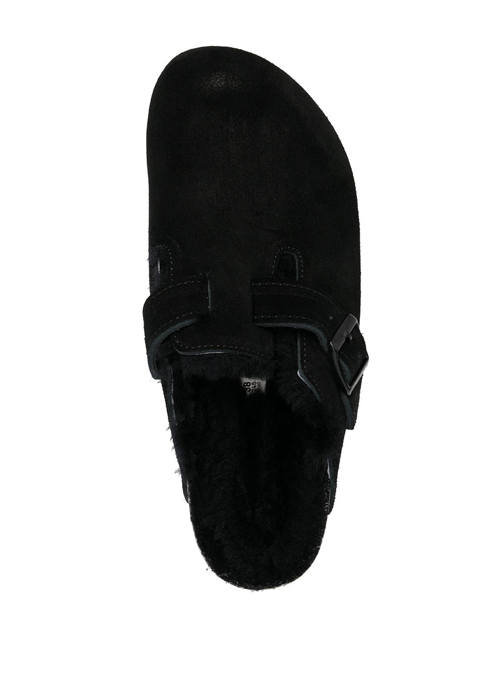 Birkenstock Black Leather Sandals with Side Buckle image 3