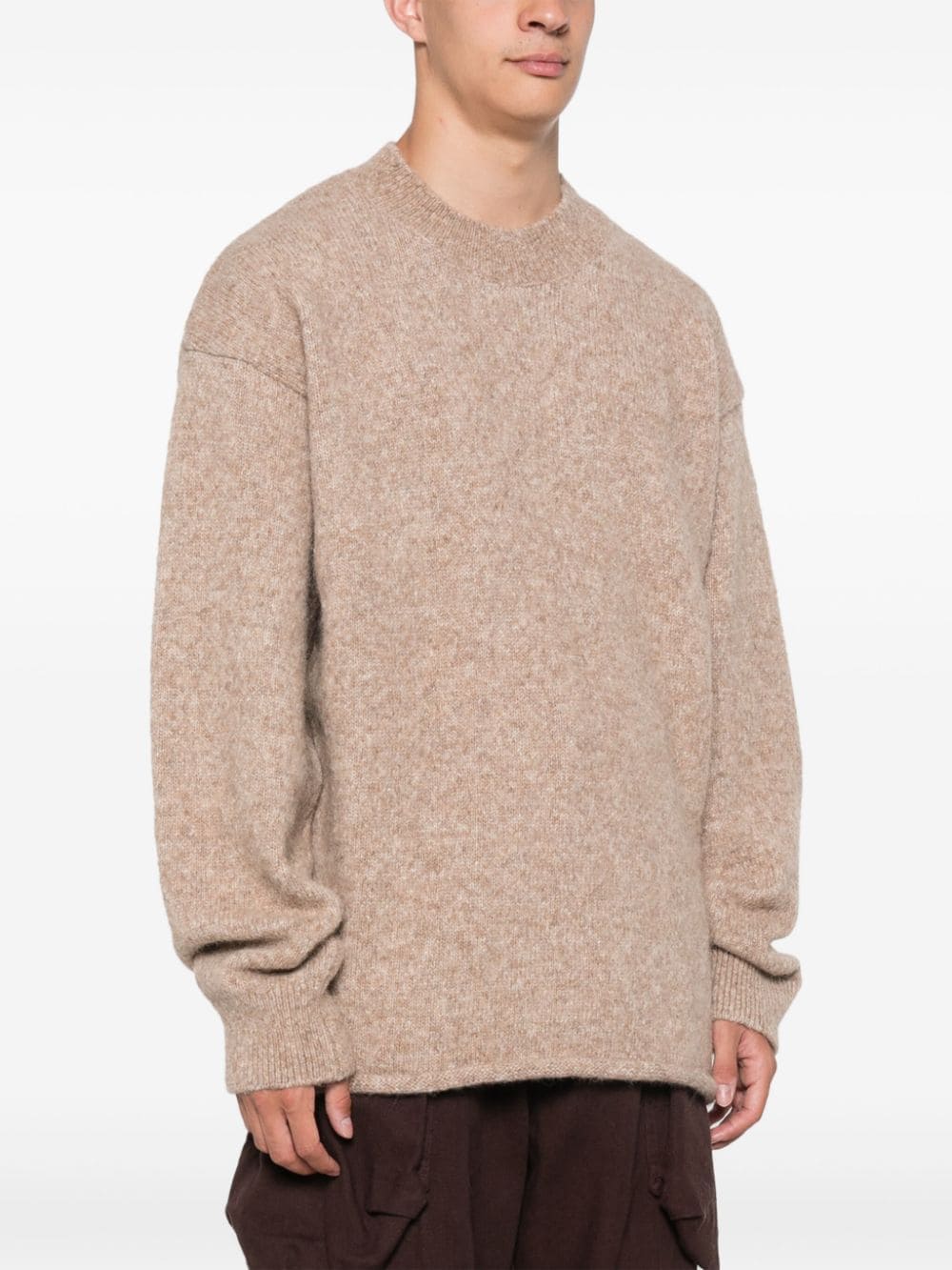 JACQUEMUS Alpaca Blend Crew Neck Sweater image 1