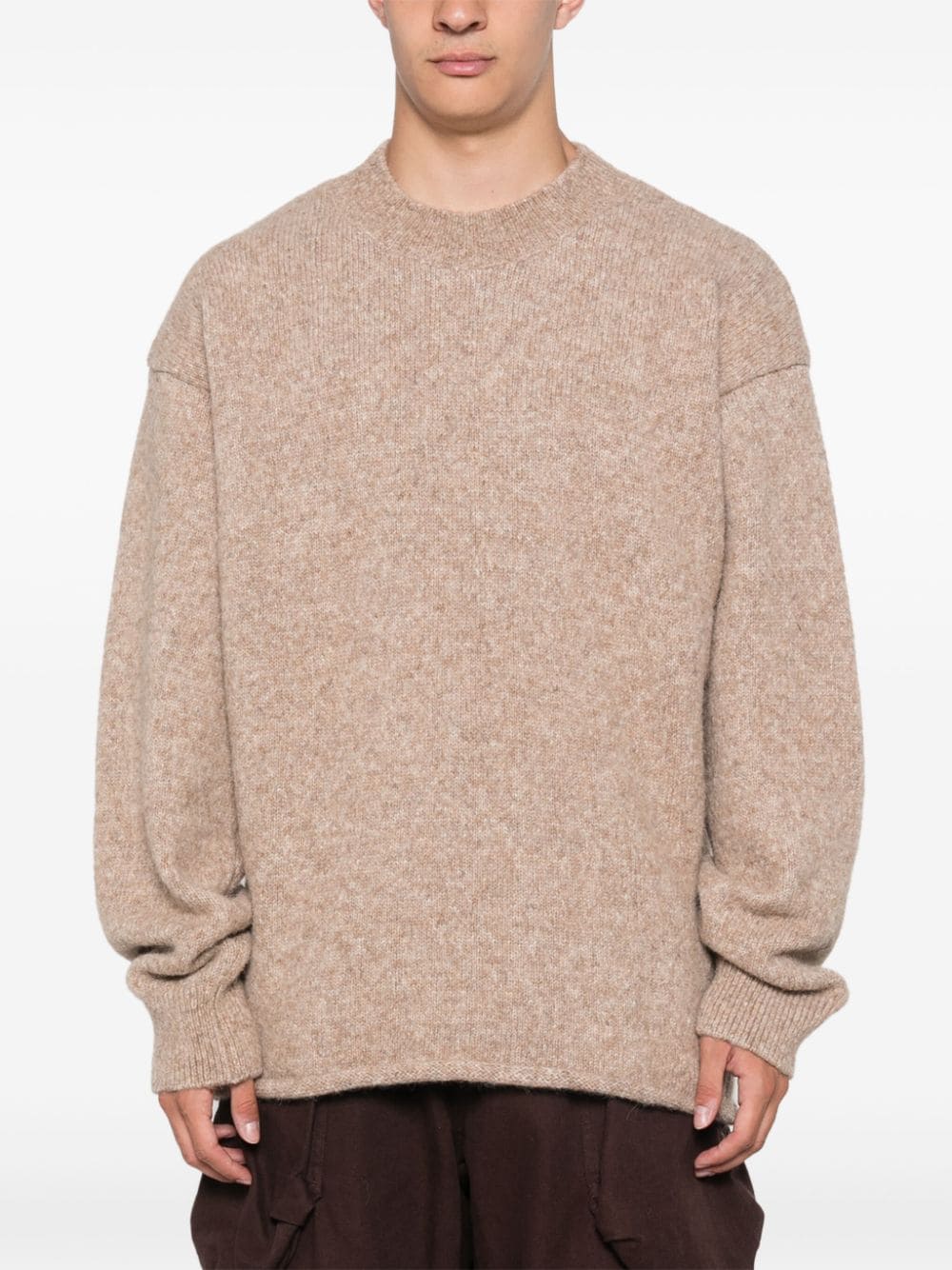 JACQUEMUS Alpaca Blend Crew Neck Sweater image 2