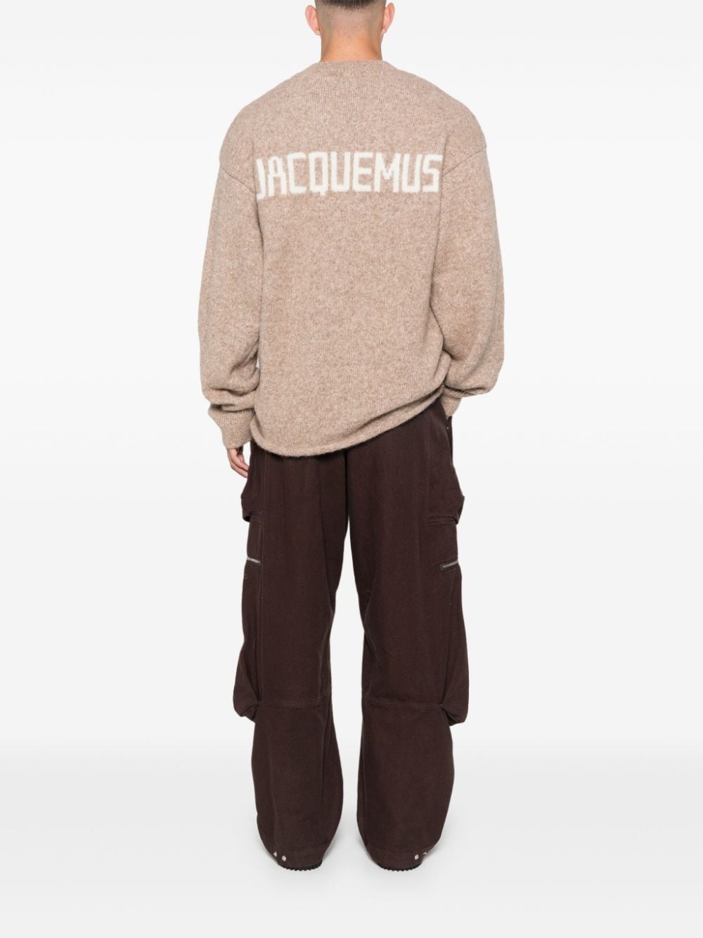 JACQUEMUS Alpaca Blend Crew Neck Sweater image 3