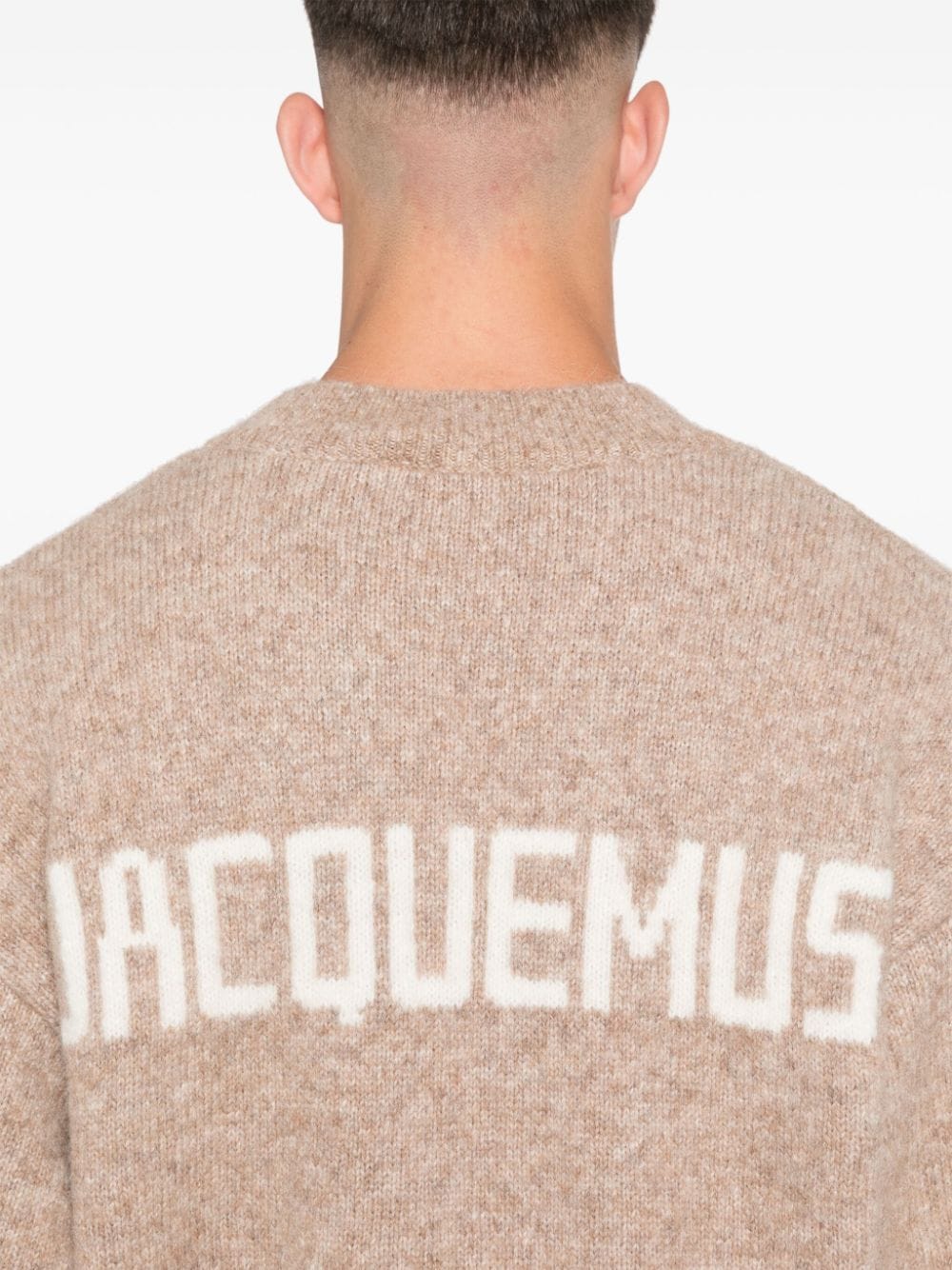 JACQUEMUS Alpaca Blend Crew Neck Sweater image 4