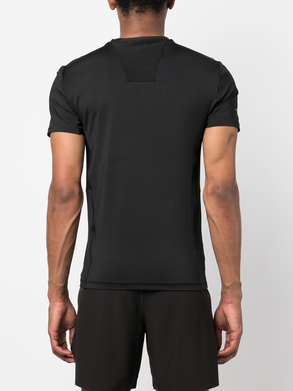 EA7 Men's Black T-Shirt with Logo Detail image 1