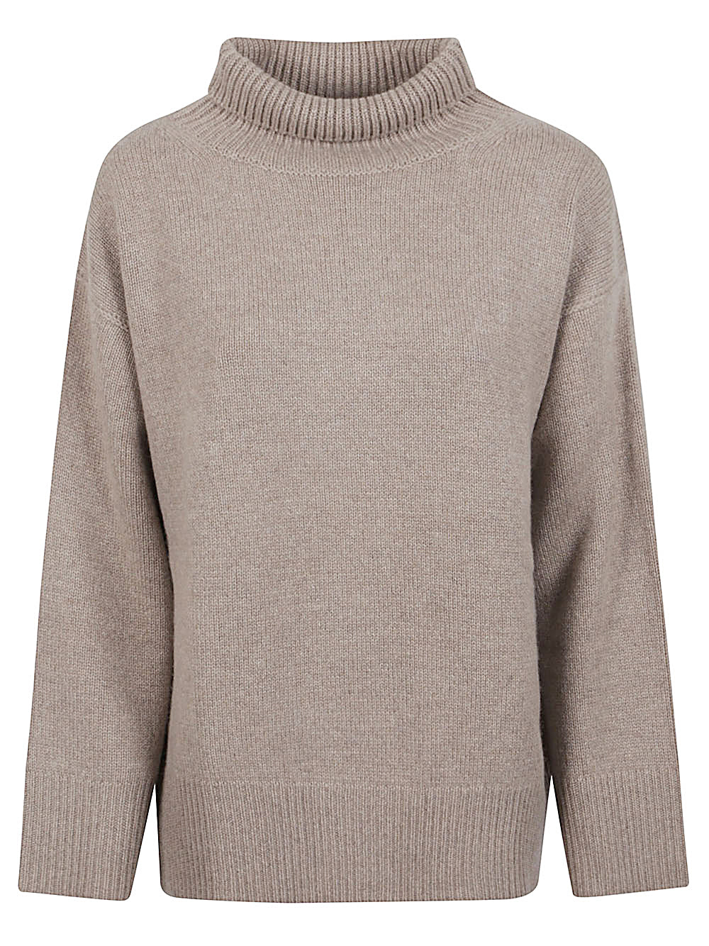 SOFT GOAT Light Grey Turtleneck Sweater image 0