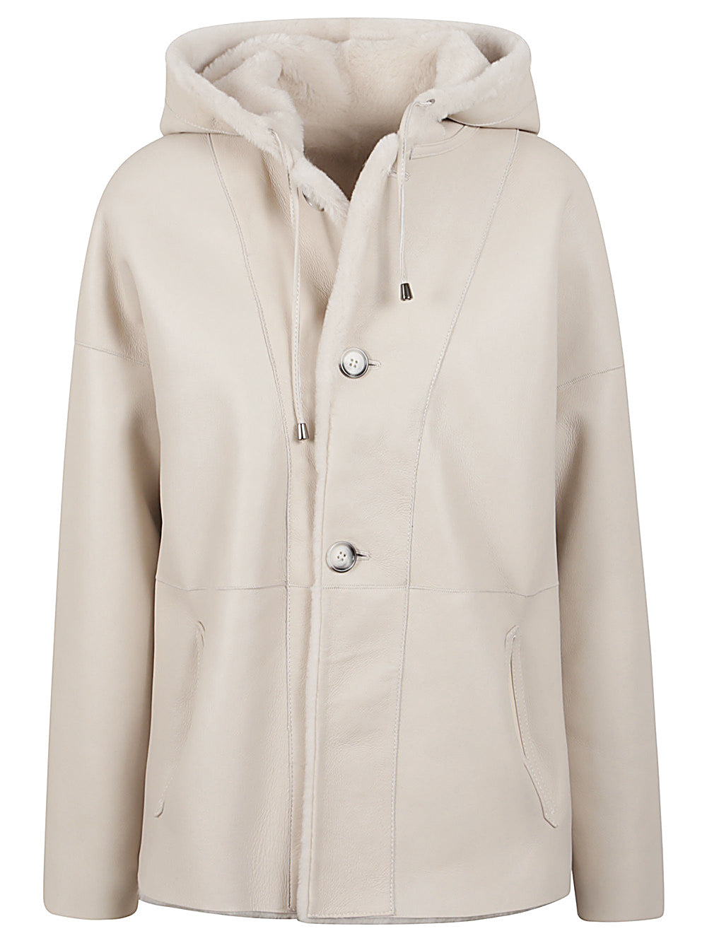 ENES White Hooded Jacket image 2