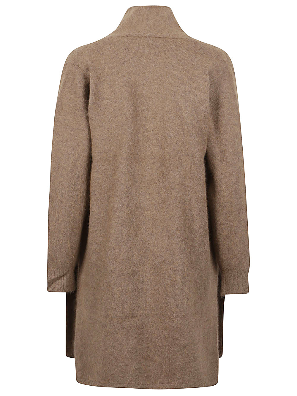 Camel V-Neck Cardigan - CT PLAGE image 1