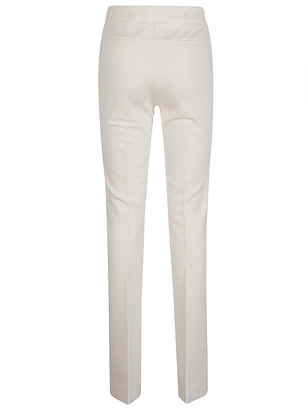 Via Masini 80 Cream Straight Leg Trousers image 1