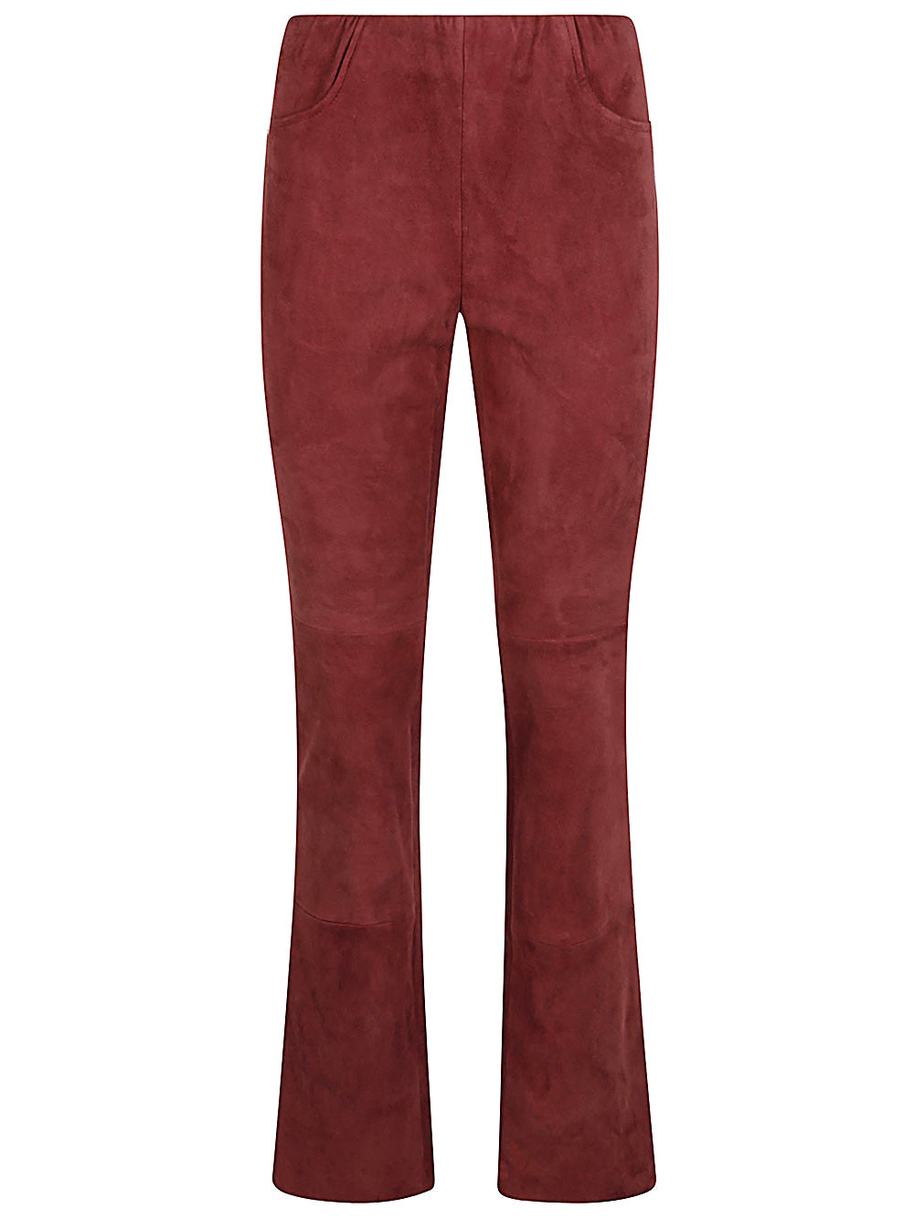 Via Masini 80 Flared Trousers - Magenta image 0