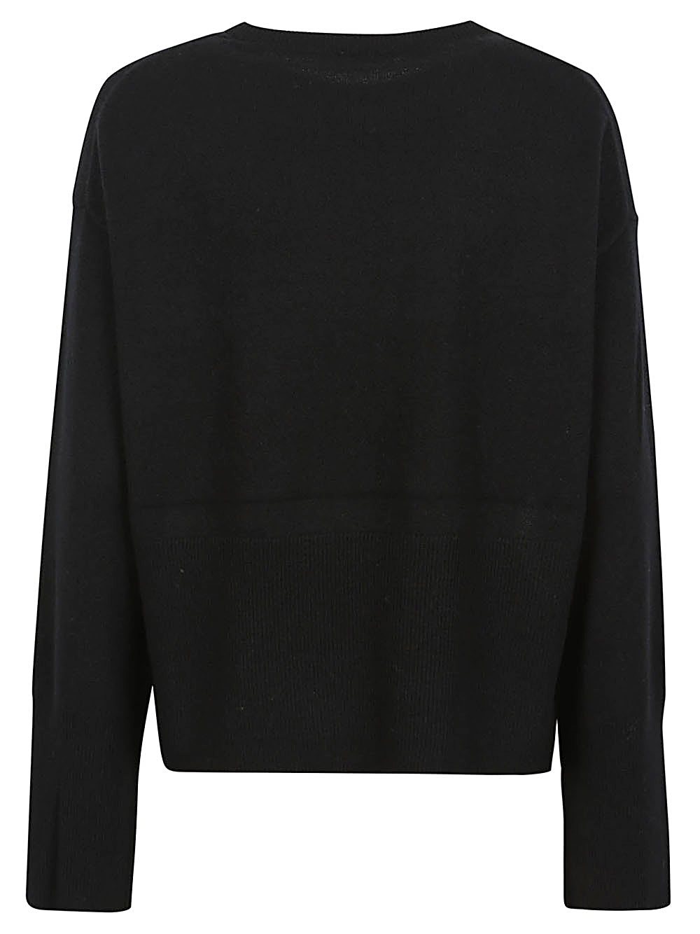 CT PLAGE Black Crew Neck Sweater image 1