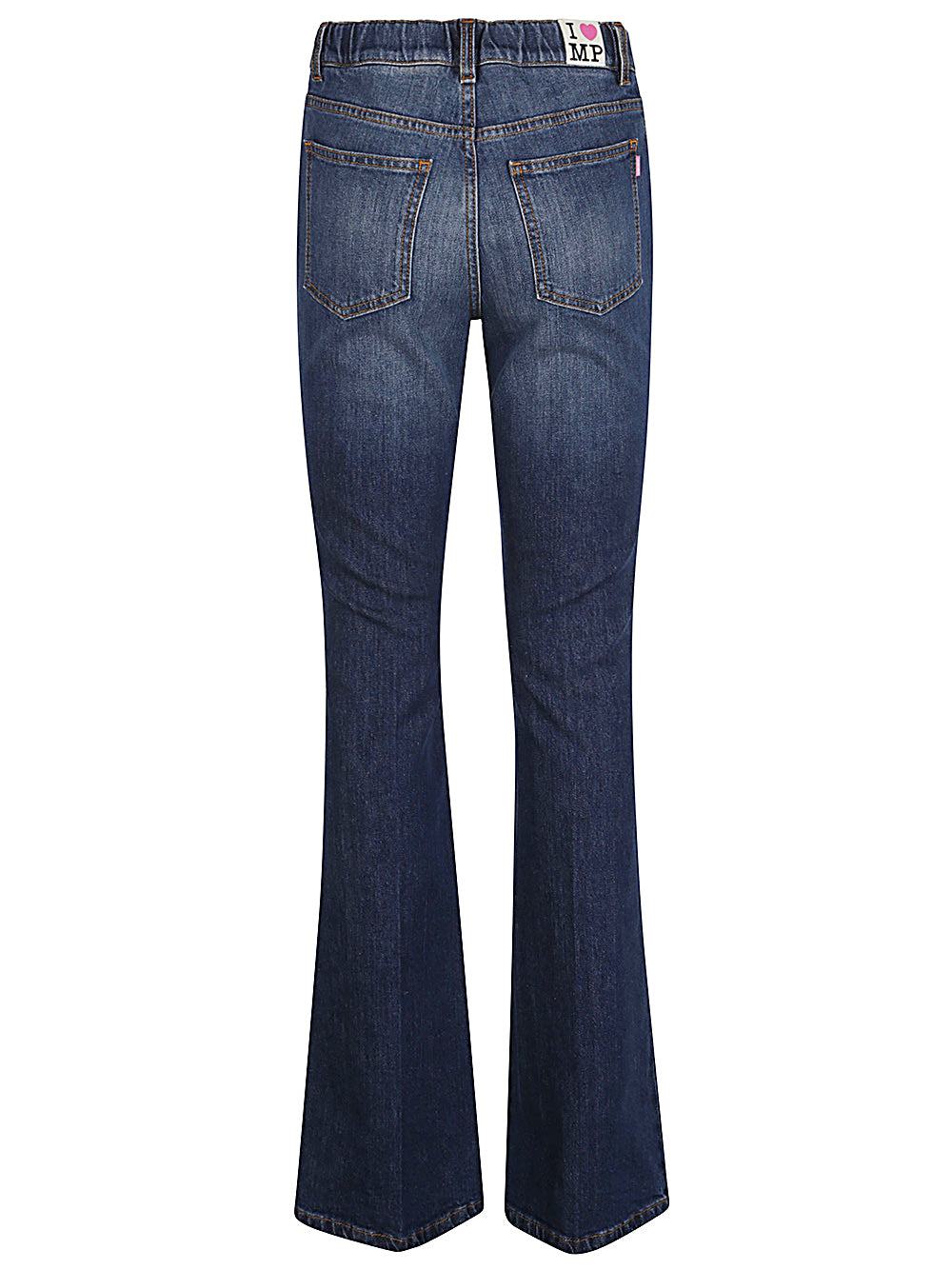 Women's Blue Flared Denim Jeans image 1