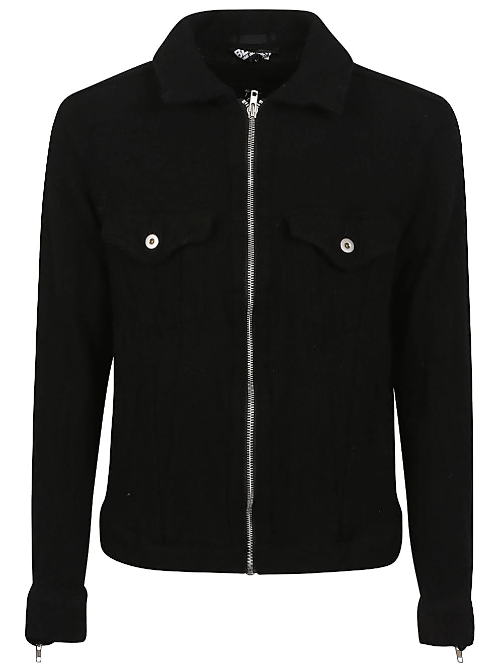 Comme des Garçons Black Jacket with Silver Details image 0