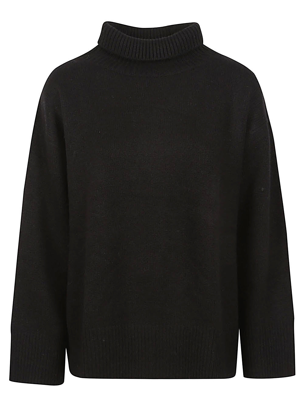 Soft Goat Black Turtleneck Sweater image 0