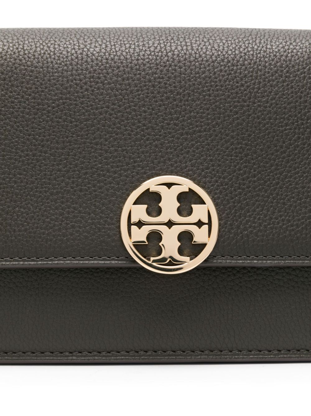 Tory Burch Grained Leather Shoulder Bag with Double T Motif image 3