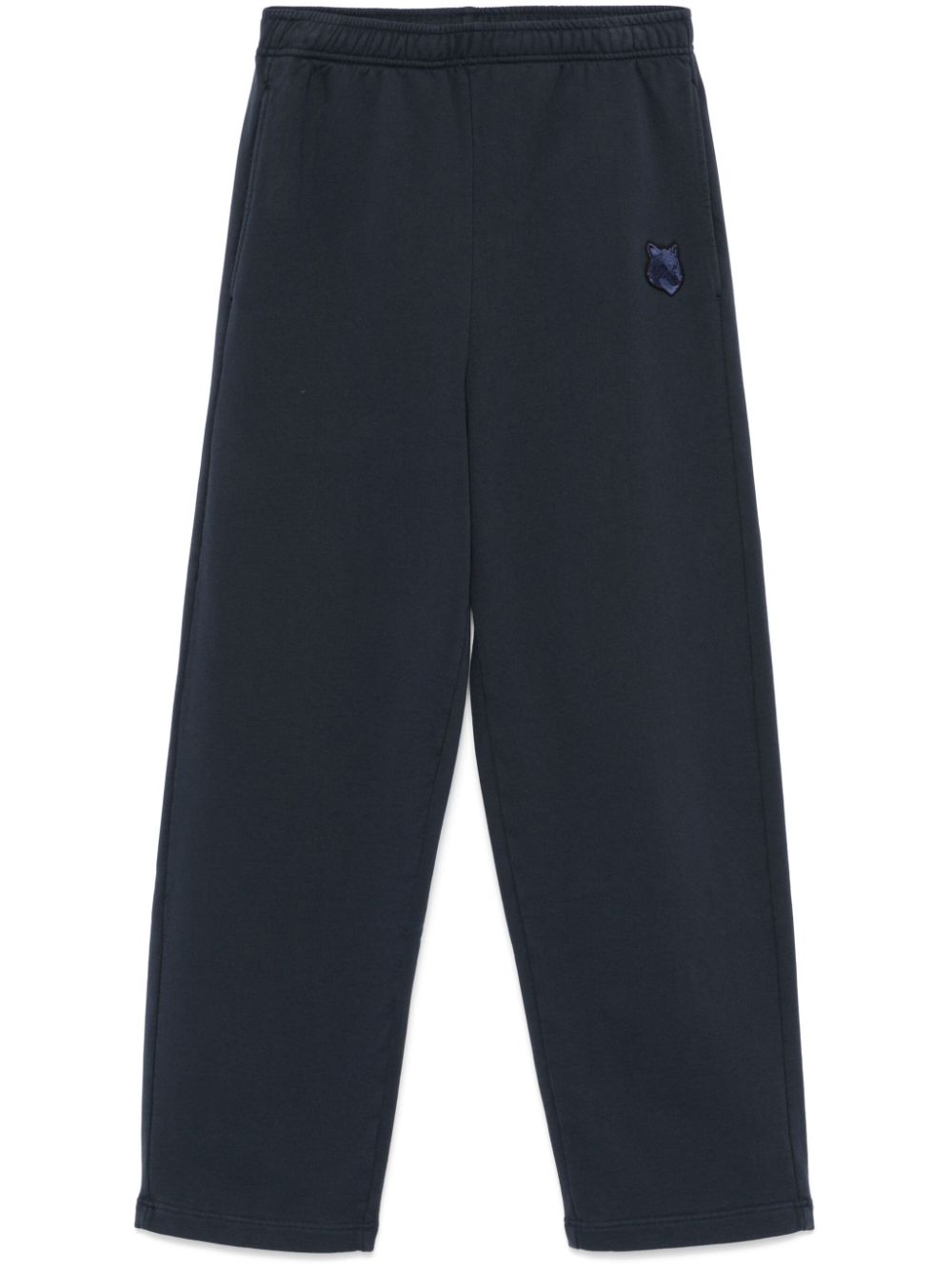 MAISON KITSUNÉ Men's Blue Cotton Trousers image 0