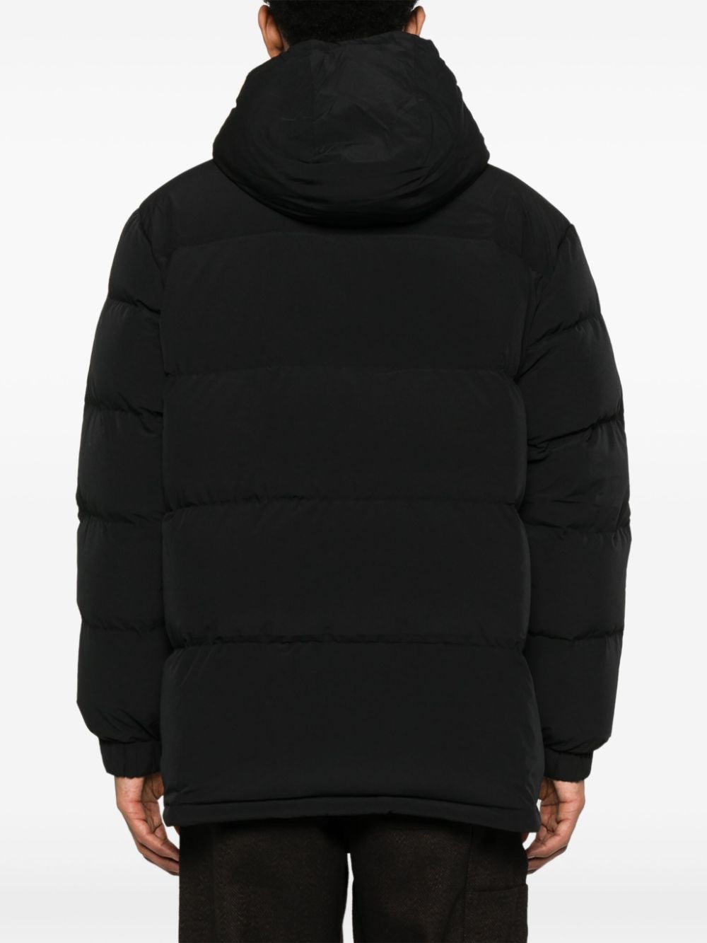 MAISON KITSUNE Black Water-Resistant Padded Coat image 3