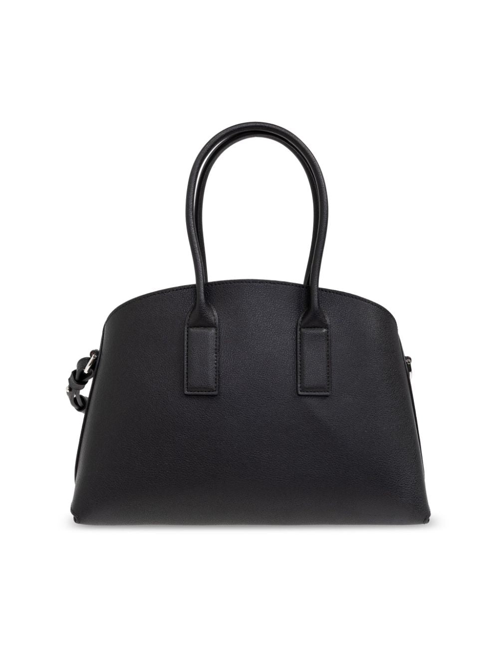 Emporio Armani Capsule Black Faux Leather Tote Bag image 2