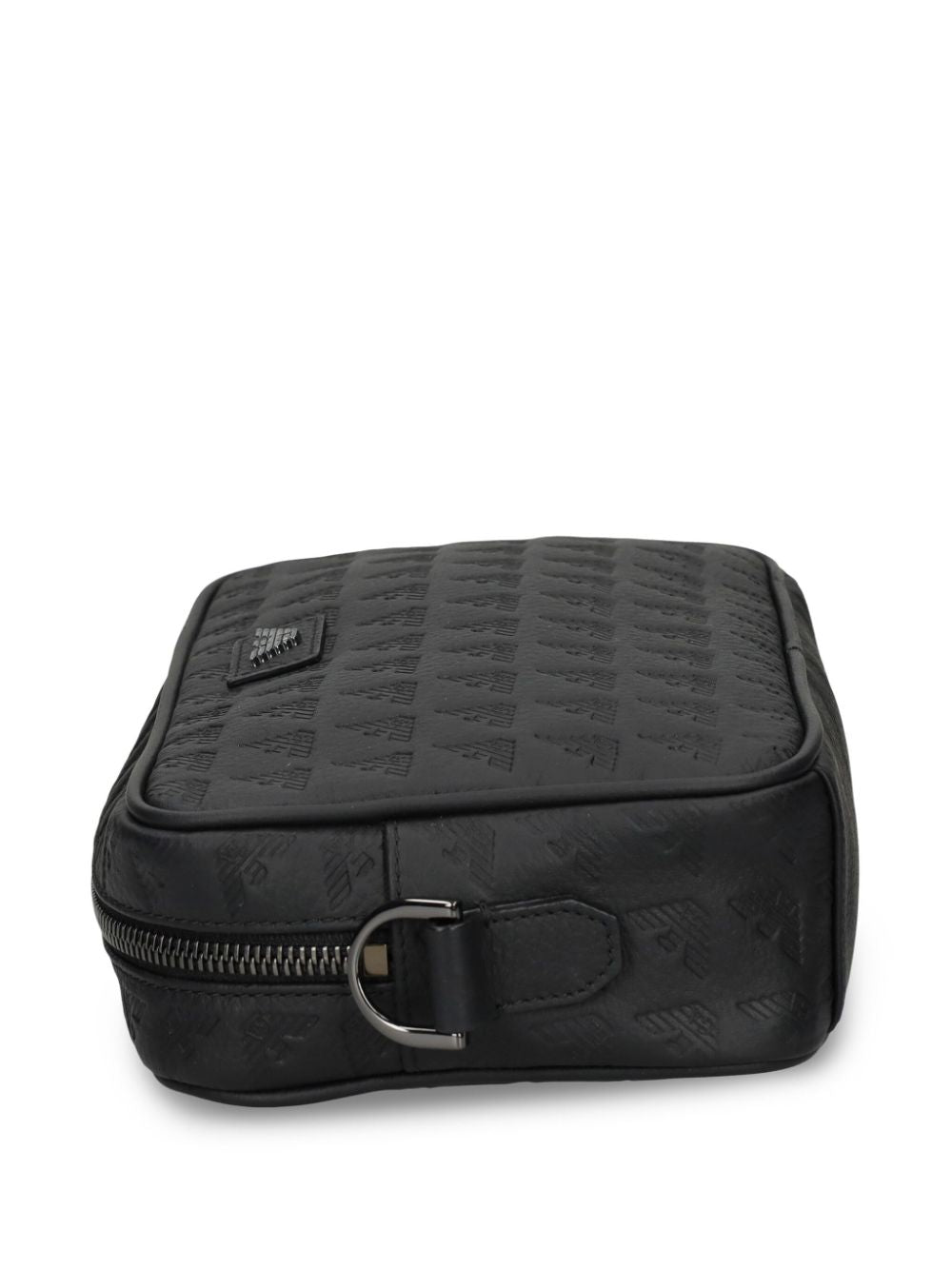 Emporio Armani Black Calf Leather Wallet with Debossed Logo image 2