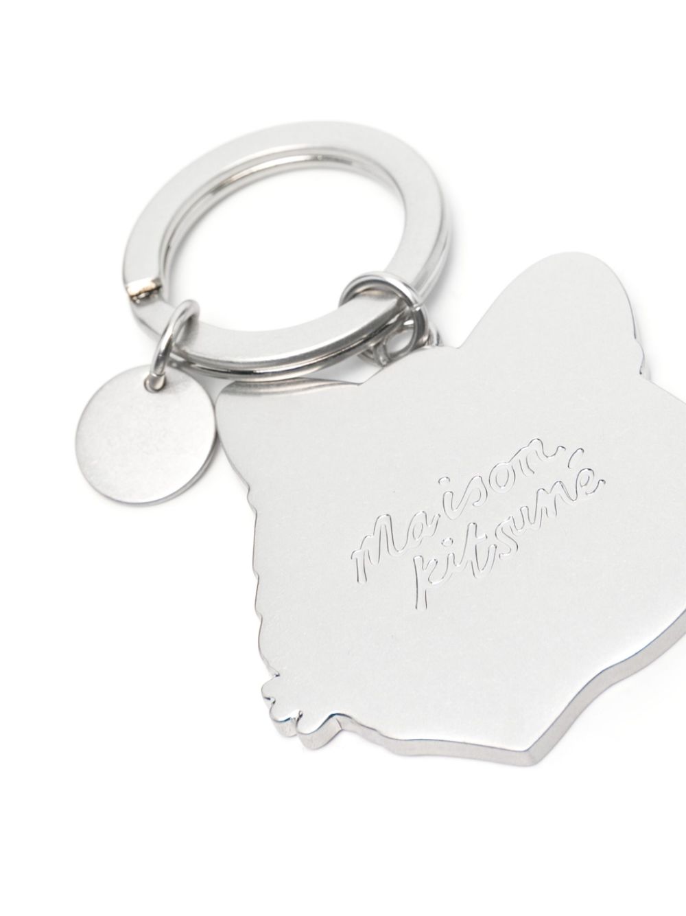 Maison Kitsune Fox Head Key Chain - Beige image 1