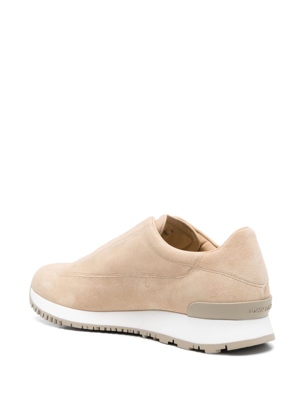 John Lobb Brown Suede Slip-On Sneakers image 2