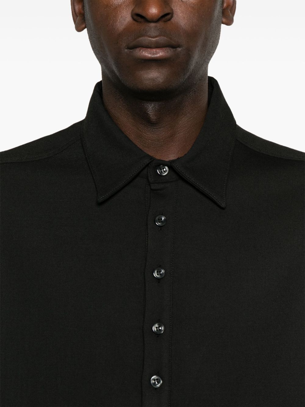 Emporio Armani Black Short Sleeve Polo Shirt image 4