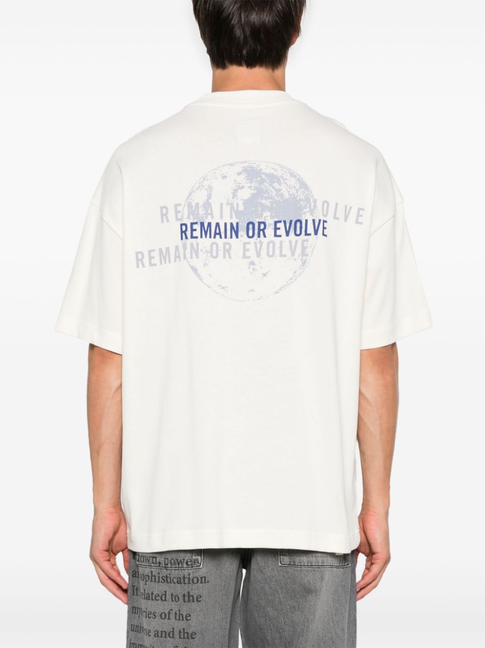 Emporio Armani White Logo & Slogan T-Shirt image 1