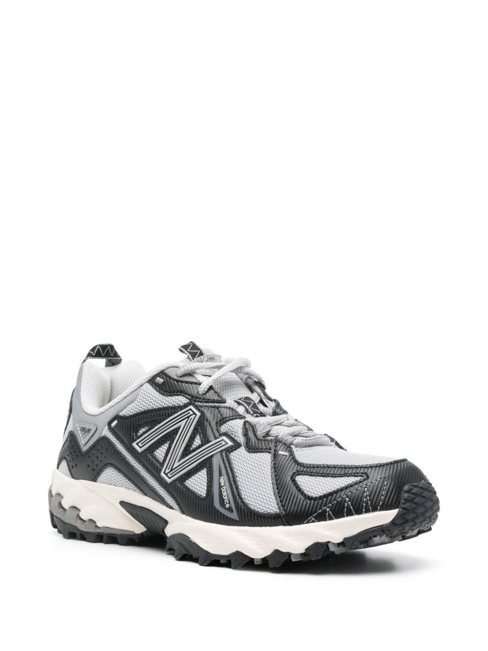 New Balance Black & Grey Panelled Sneakers image 3