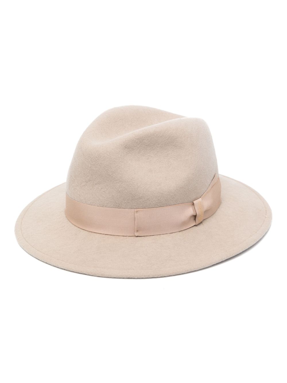 Borsalino Dove Grey Wool Felt Fedora Hat image 0