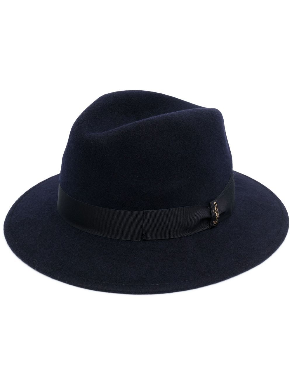 Borsalino Blue Merino Wool Fedora Hat image 0