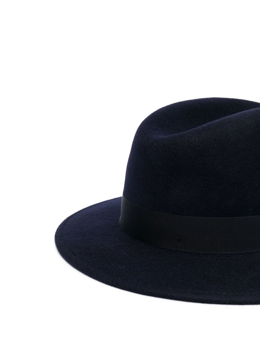 Borsalino Blue Merino Wool Fedora Hat image 1