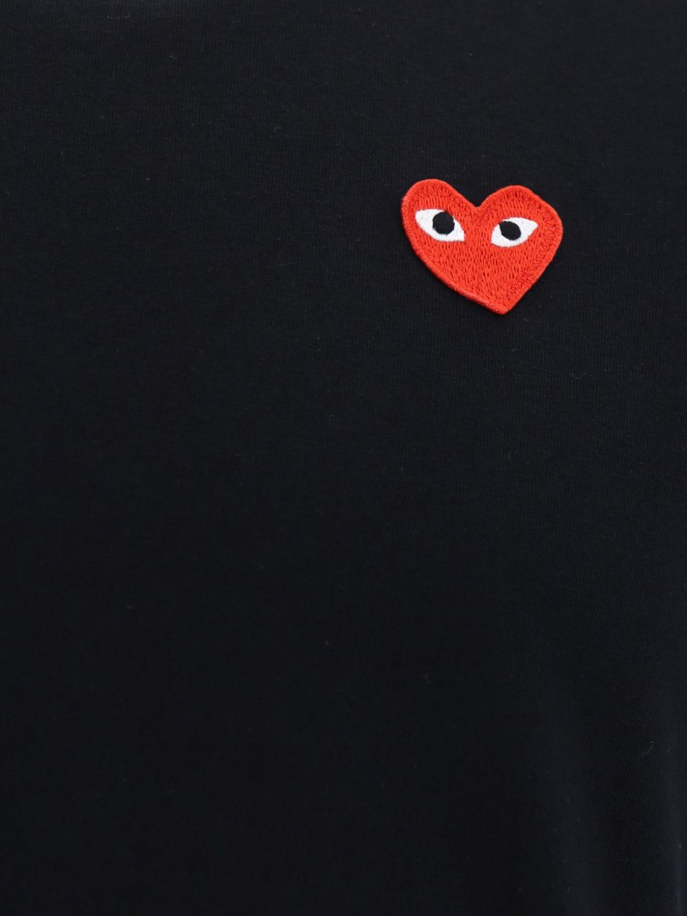 Comme des Garçons Black Cotton T-Shirt image 1