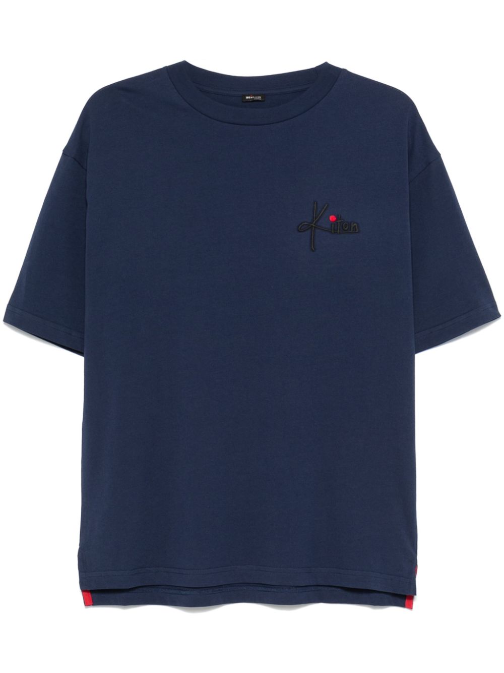 Kiton Men's Blue T-Shirts & Polos: Classic Comfort and Style image 0