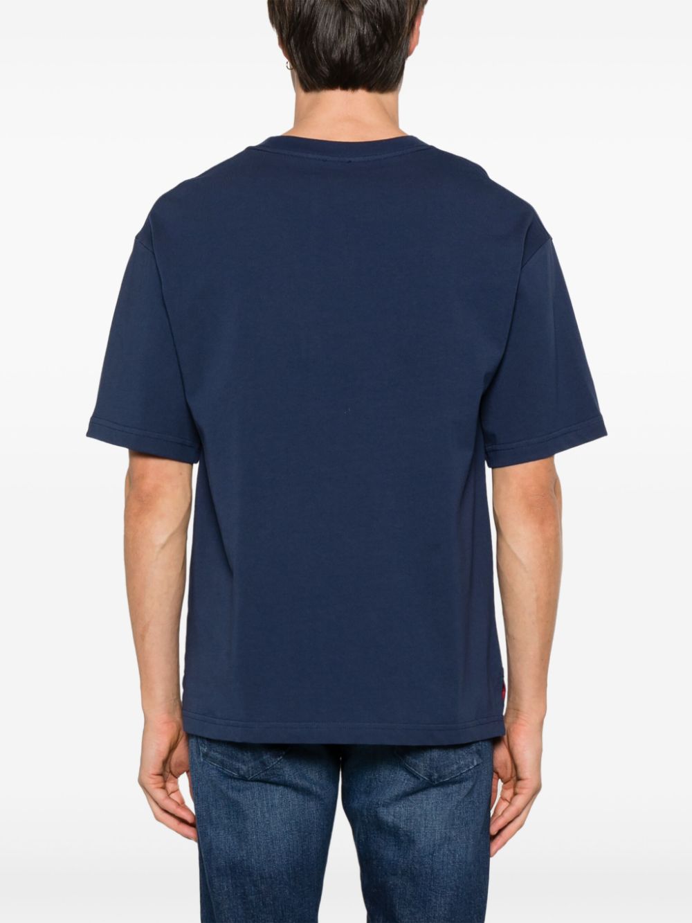 Kiton Men's Blue T-Shirts & Polos: Classic Comfort and Style image 3