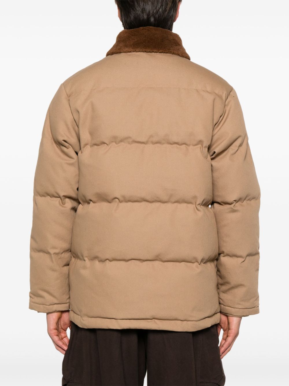 Carhartt WIP Main Beige Quilted Jacket image 3