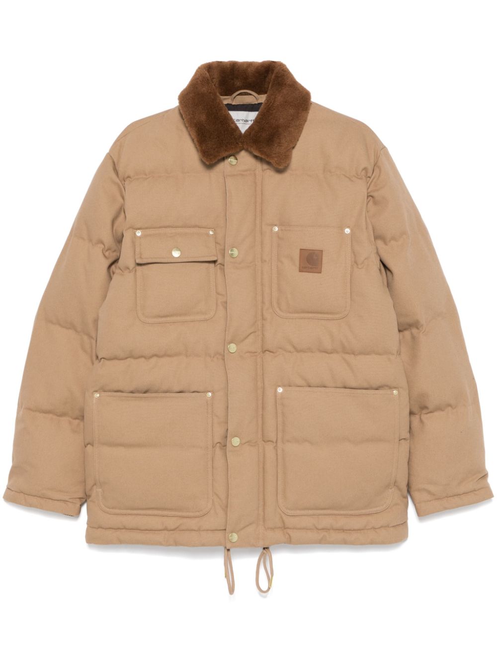 Carhartt WIP Main Beige Quilted Jacket image 0