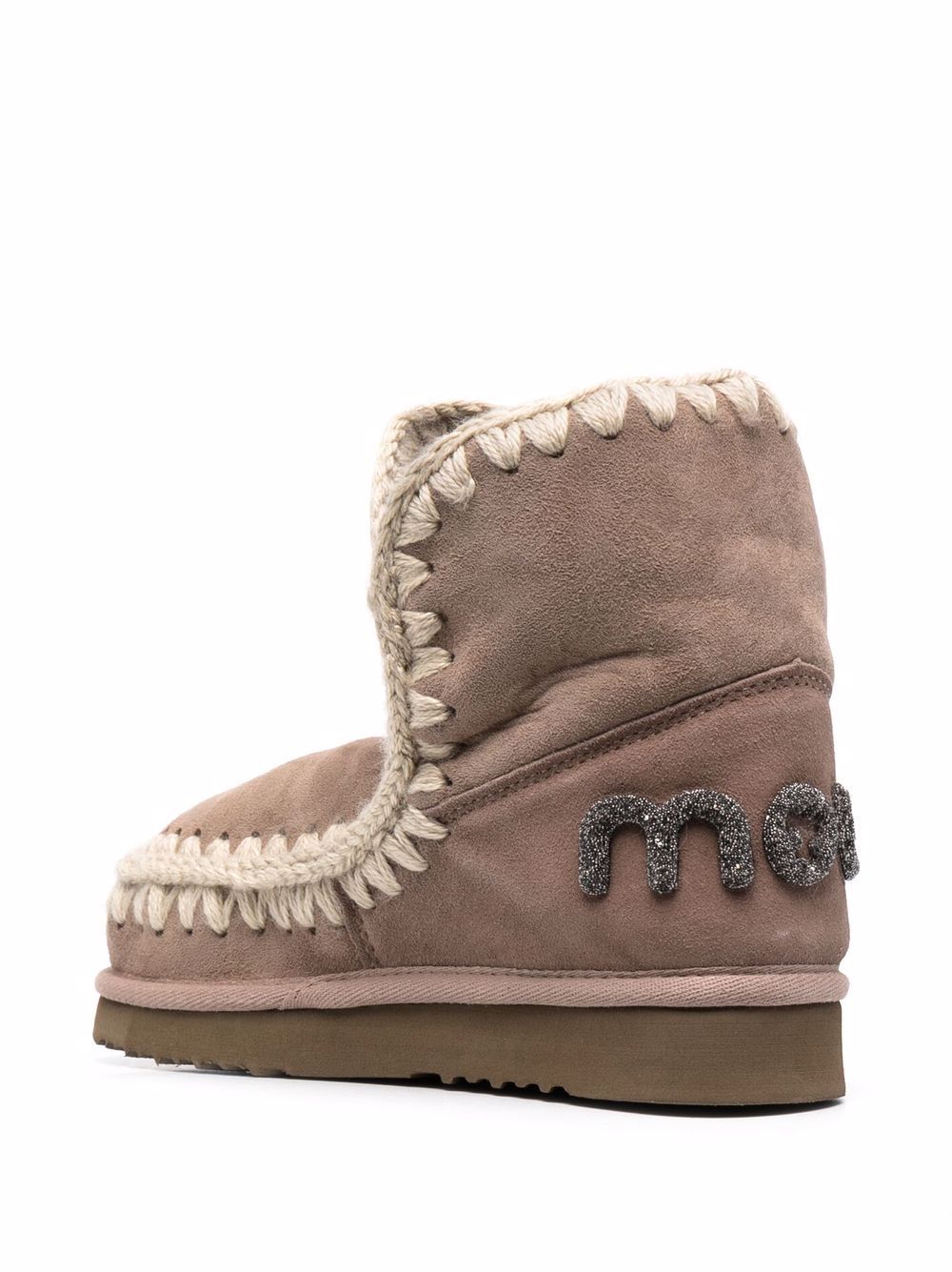 SLEEKEO Mou Boots in Grey Suede image 3