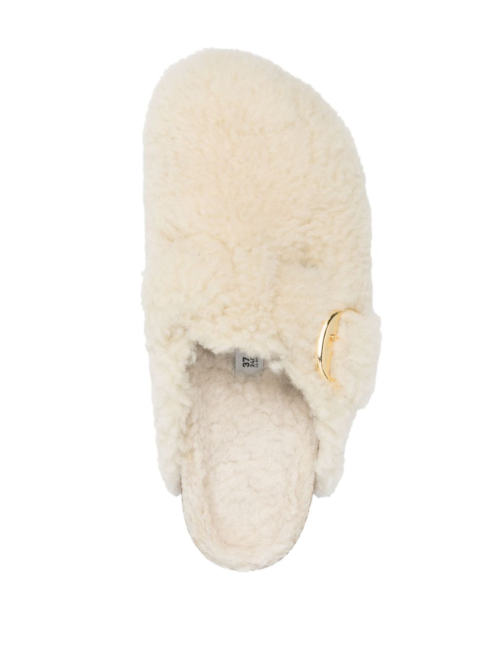 Birkenstock Boston Shearling Slippers - White image 3