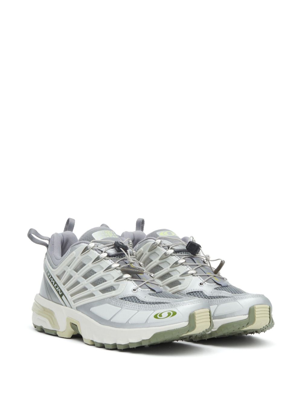 MM6 Maison Margiela x Salomon Silver Sneakers image 1