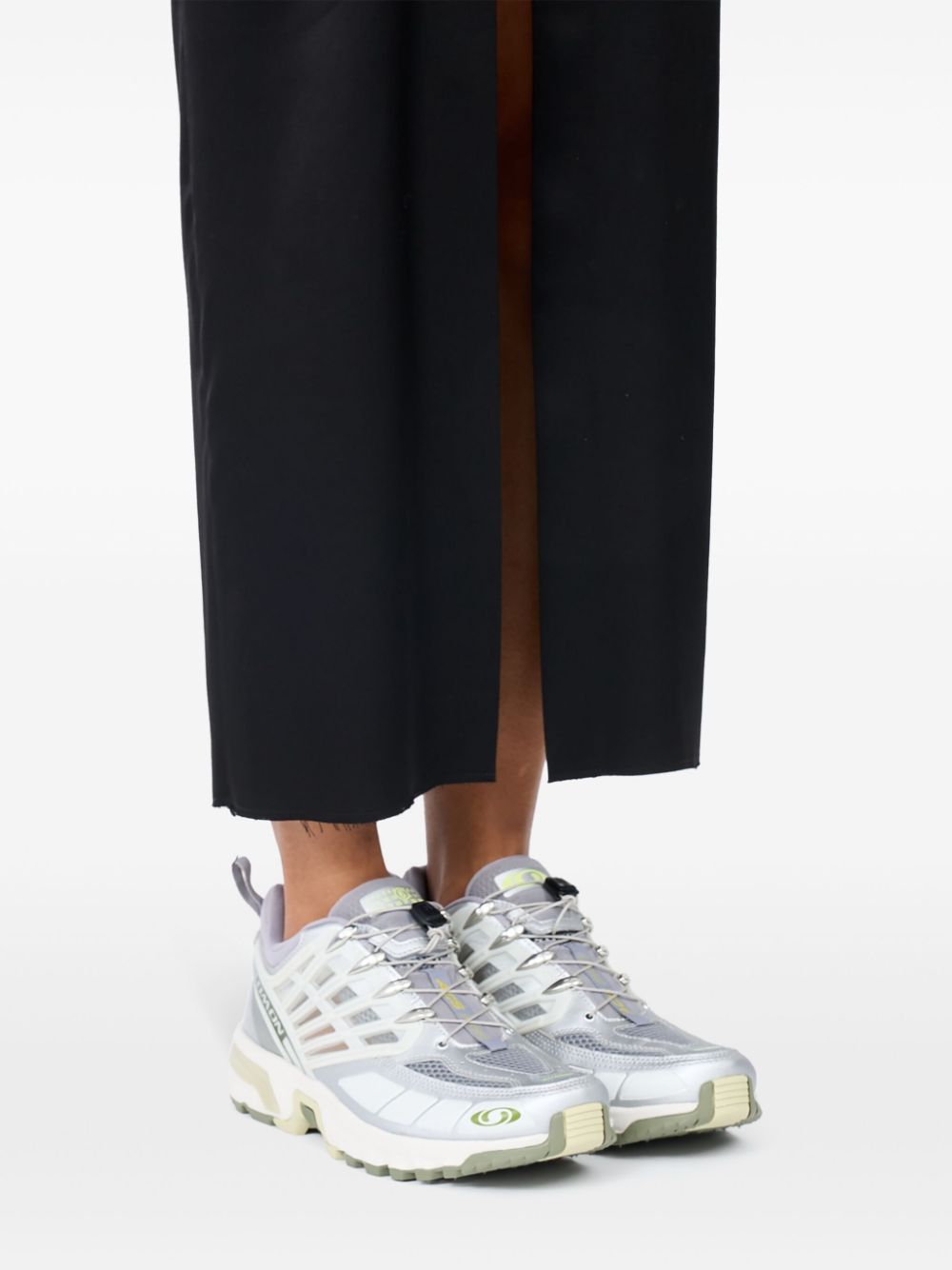 MM6 Maison Margiela x Salomon Silver Sneakers image 3