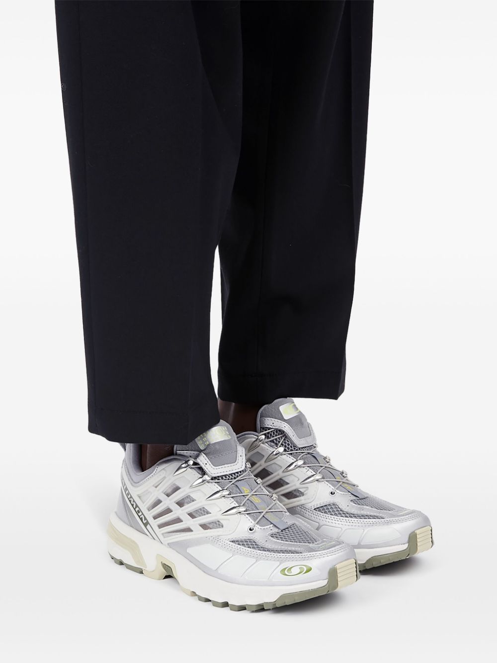 MM6 Maison Margiela x Salomon Silver Sneakers image 4