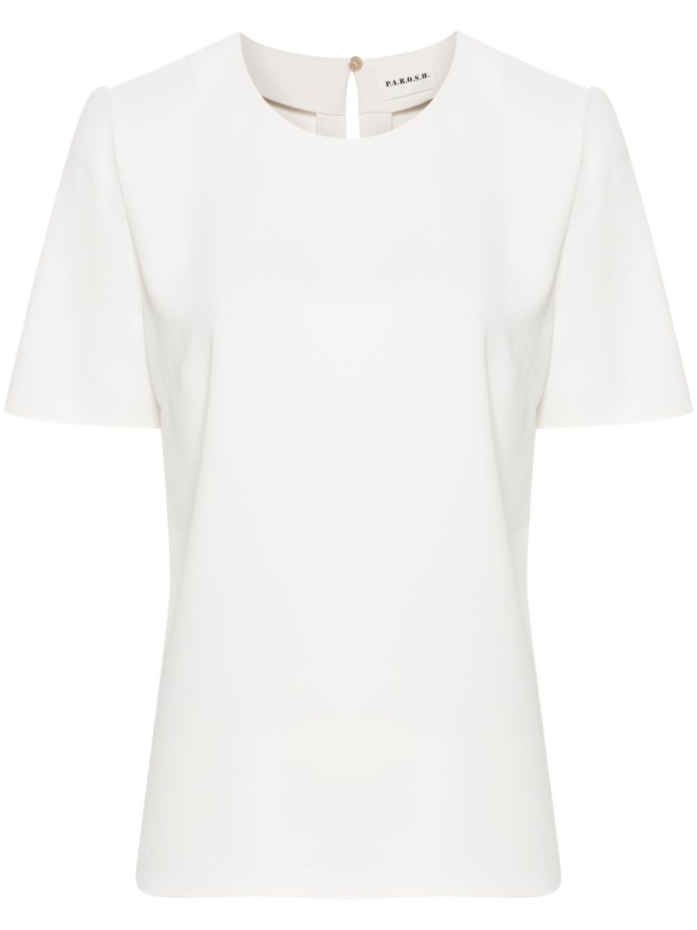 Parosh Women's White Crepe Top image 0