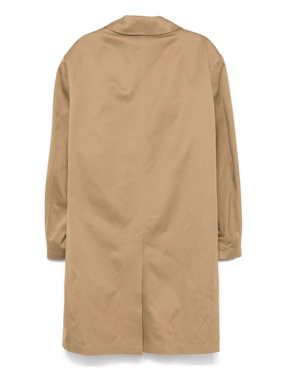 Saint Laurent Beige Cotton Gabardine Coat image 1