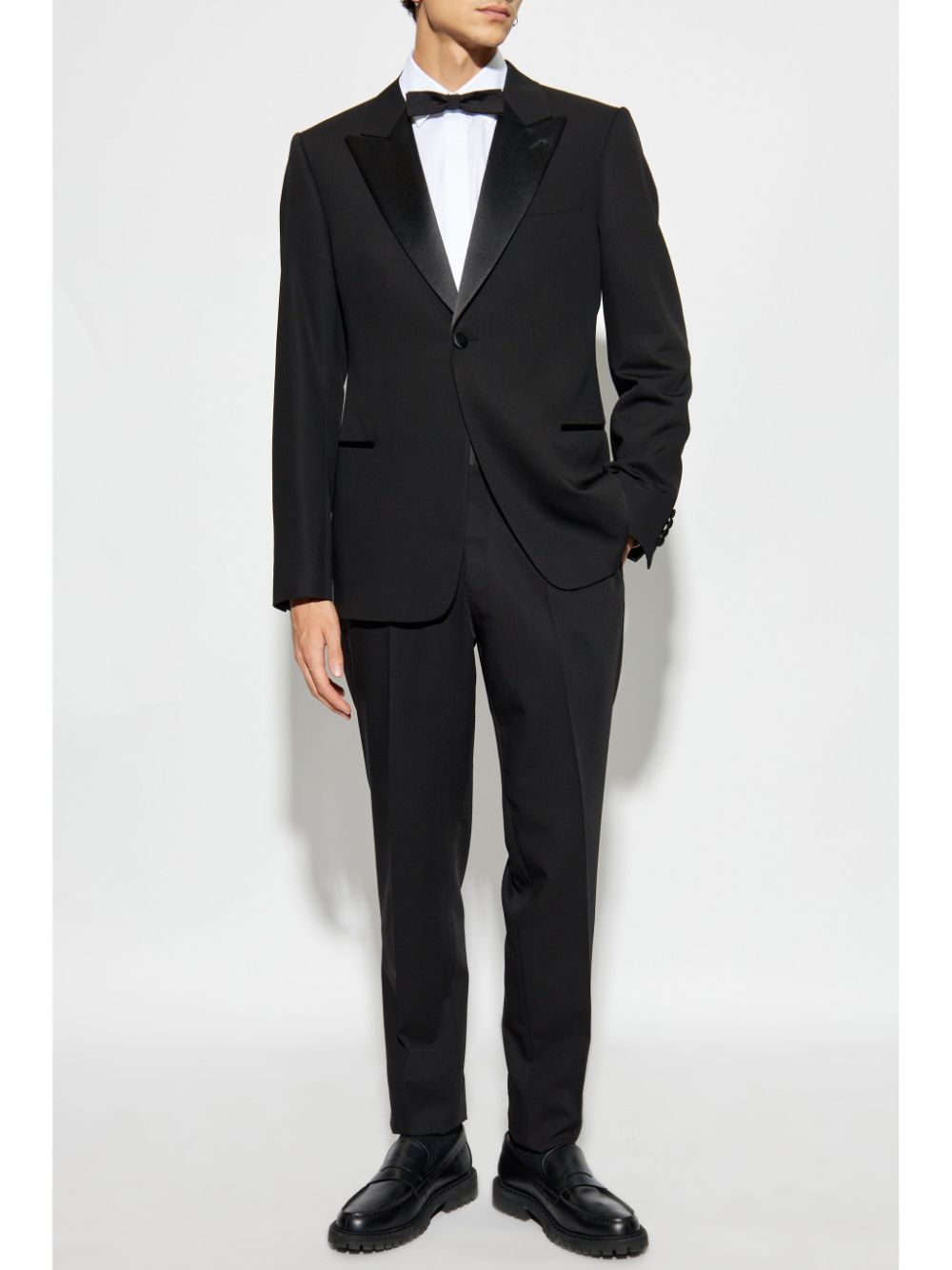 Emporio Armani Men's Black Wool Suit image 1