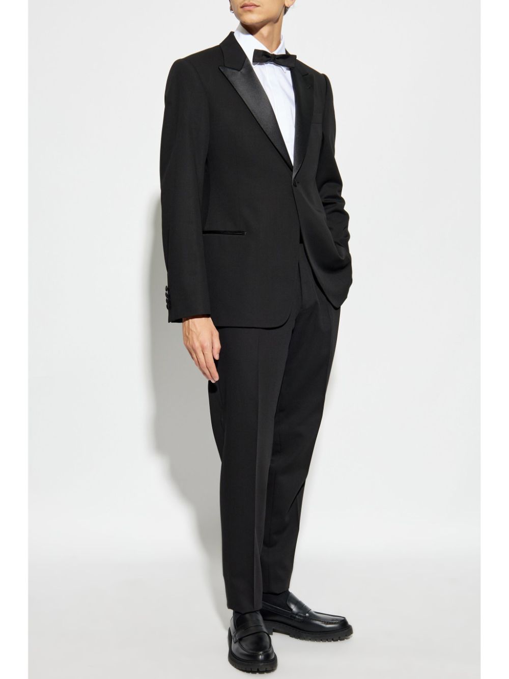 Emporio Armani Men's Black Wool Suit image 4