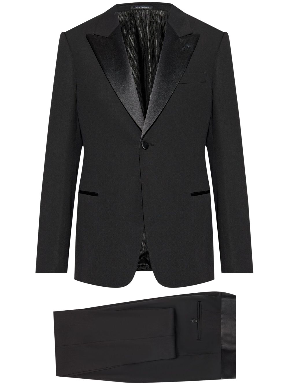 Emporio Armani Men's Black Wool Suit image 0