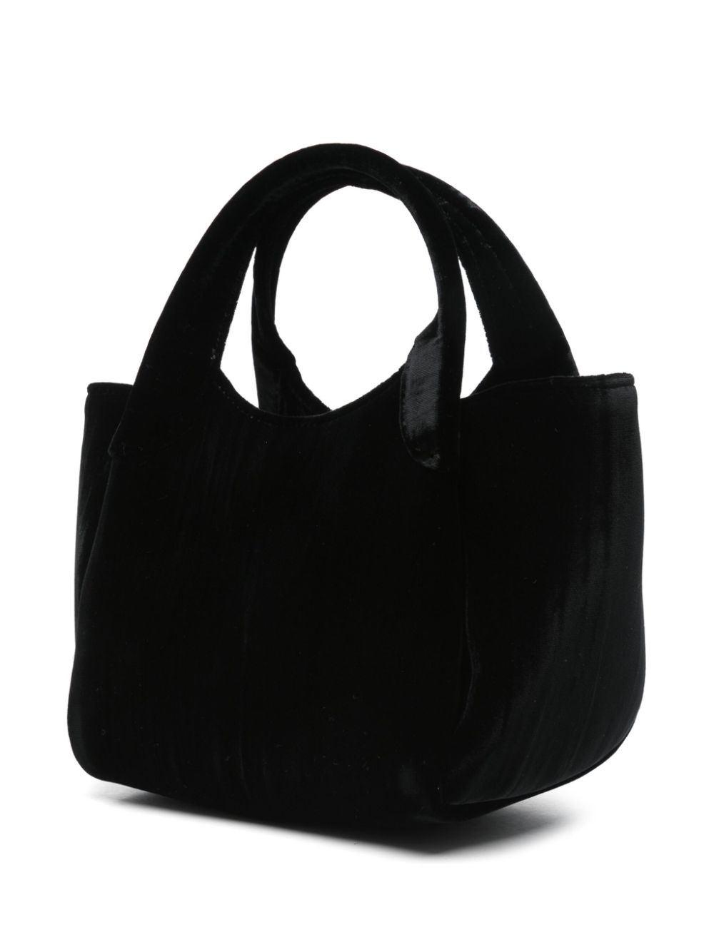 E'CLAT Black Velvet Lobster Claw Clasp Bag image 2